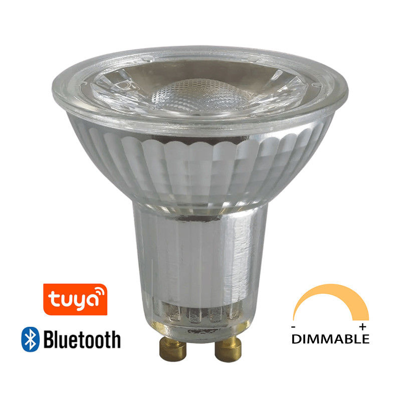 Teco WIFI Controllo Smart Low Watt Gu10 Lampade Tuya CCT Colore 5W Ra80 Dimmabile Lunga durata