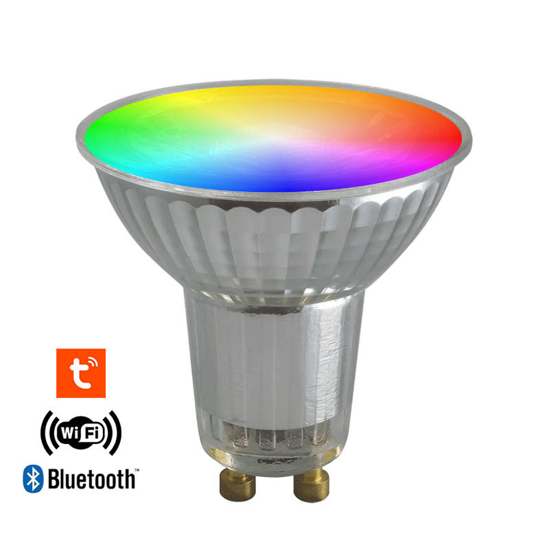 Teco WIFI Controllo Smart Low Watt Gu10 Lampade Tuya CCT Colore 5W Ra80 Dimmabile Lunga durata