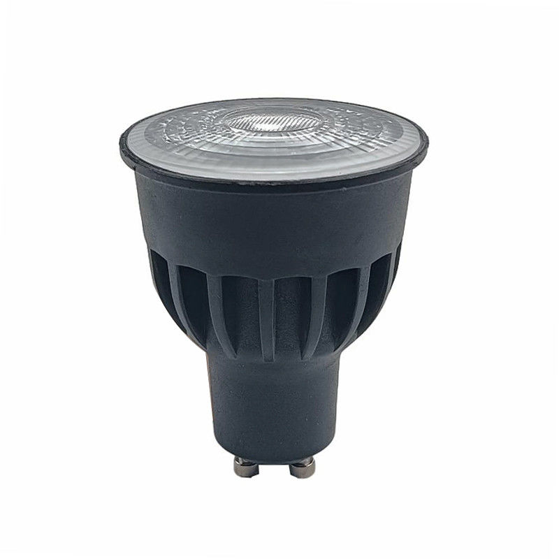 Non Dimmable 8w GU10 Lampade a LED Indoor Nero GU10 Spotlight 24D Angolo del fascio 630 Lm