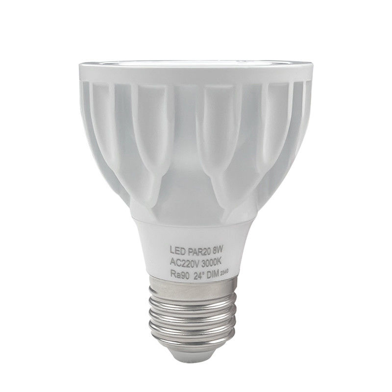 PAR20 Spot Bulb 8w 36 Degree 3000k E27 Triac Dimming PAR 20 Lampade a LED
