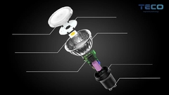 7.5W 3000K LED GU10 Lampade Lampade Calde Bianco 230V Zoomabile Ra98 Dimmabile