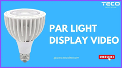 Migliora la tua illuminazione con le lampade PAR avanzate di Tecolite: elevata efficienza e senza lampeggianti