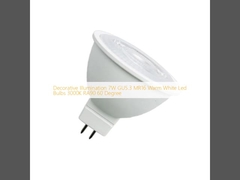 Illuminazione decorativa 7W GU5.3 MR16 Lampade LED bianche calde 3000K RA90 60 gradi