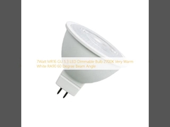 7Watt MR16 GU 5.3 Lampada a LED dimmabile 2700K Bianco molto caldo RA90 Angolo di raggio di 60 gradi