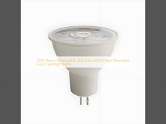 230V Lampade a LED bianche calde MR16 6000K Non Dimmable Gu5.3 Lampade a riflettore